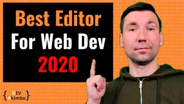 Thumbnail for 'Best Code Editor for Web Development 2021' post