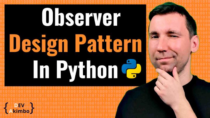 Observer Design Pattern Python for Web Developers