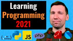 Thumbnail for 'What Programming Language to Learn First in 2021' post